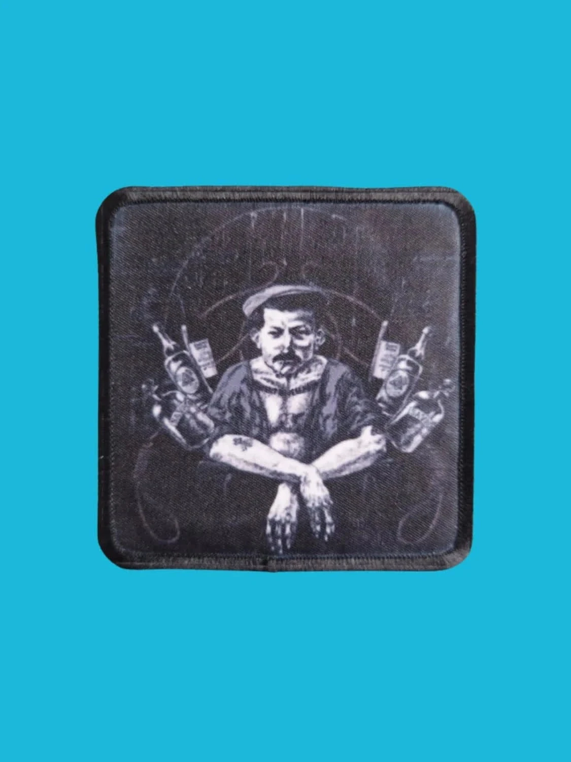 Patch Hangman's Chair - (A Lament For) The Addicts - Imprimé - Carré de 7,5 x 7,5 centimètres